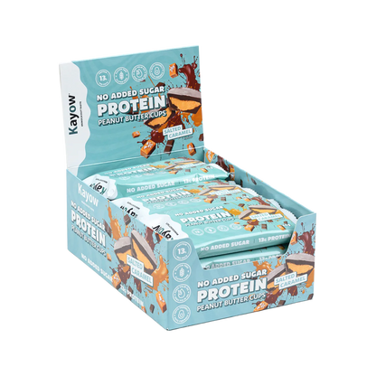 Kayow No Added Sugar Protein Peanut Butter Cups 12x44g