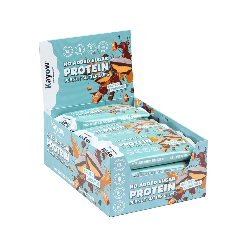 Kayow No Added Sugar Protein Peanut Butter Cups 12x44g