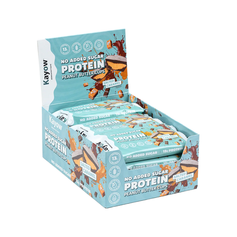Kayow No Added Sugar Protein Peanut Butter Cups 12x44g