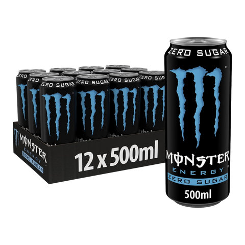 Monster Energy Absolutely Zero Sugar 12x500ml