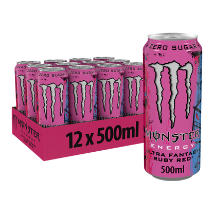 Monster Ultra 12x500ml (Ruby Red Pink/Blue)