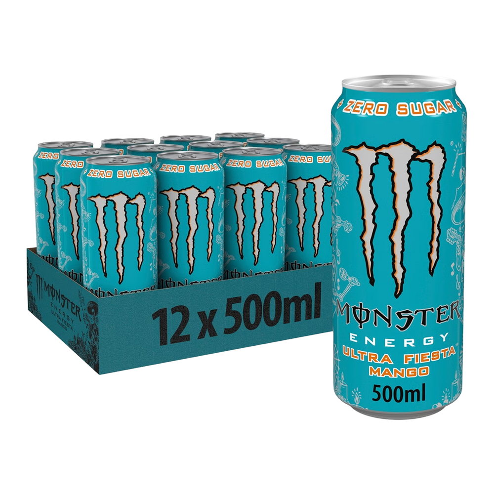 Monster Energy Ultra Zero Sugar Energy Drink 12x500ml
