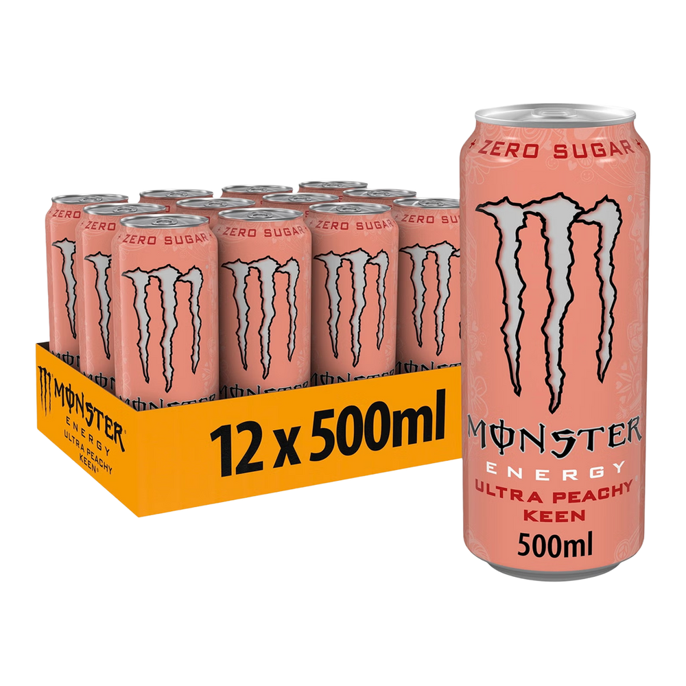 Monster Energy Ultra Zero Sugar Energy Drink 12x500ml