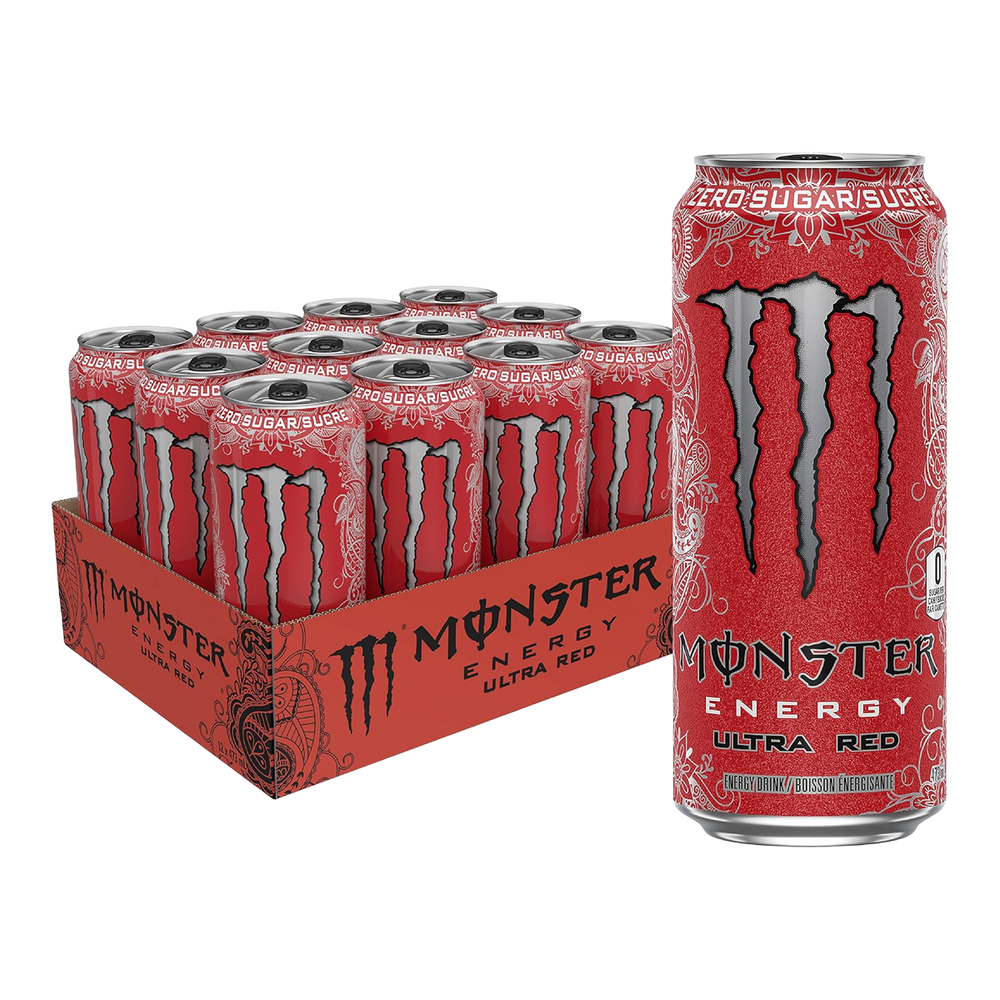 Monster Energy Ultra Zero Sugar Energy Drink 12x500ml