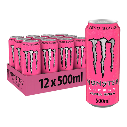 Monster Ultra 12x500ml (Ruby Red Pink/Blue)