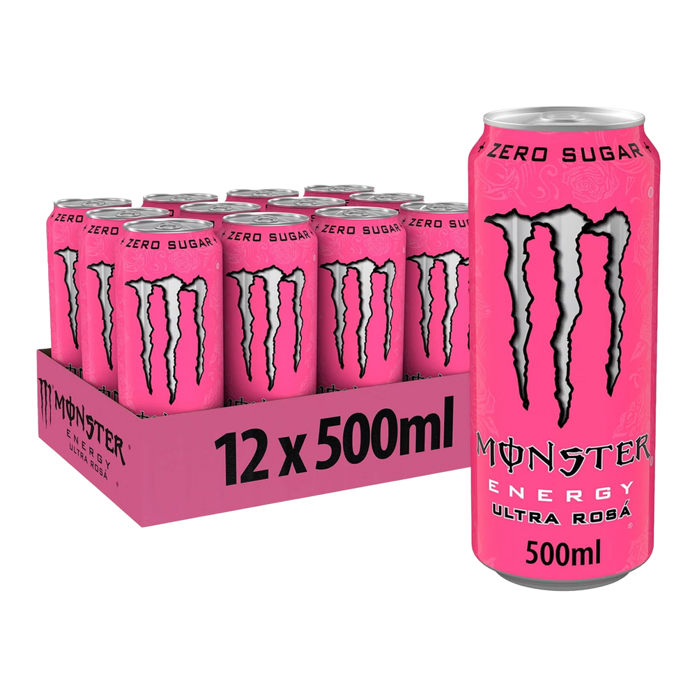 Monster Energy Ultra Zero Sugar Energy Drink 12x500ml