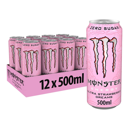 Monster Ultra 12x500ml (Ruby Red Pink/Blue)