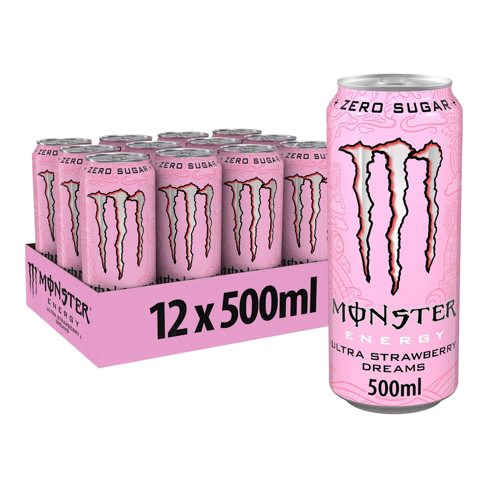 Monster Energy Ultra Zero Sugar Energy Drink 12x500ml