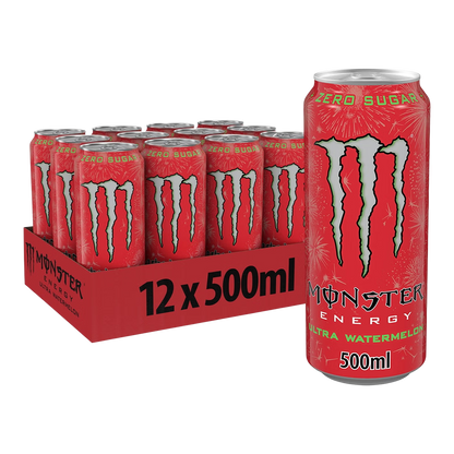 Monster Ultra 12x500ml (Ruby Red Pink/Blue)