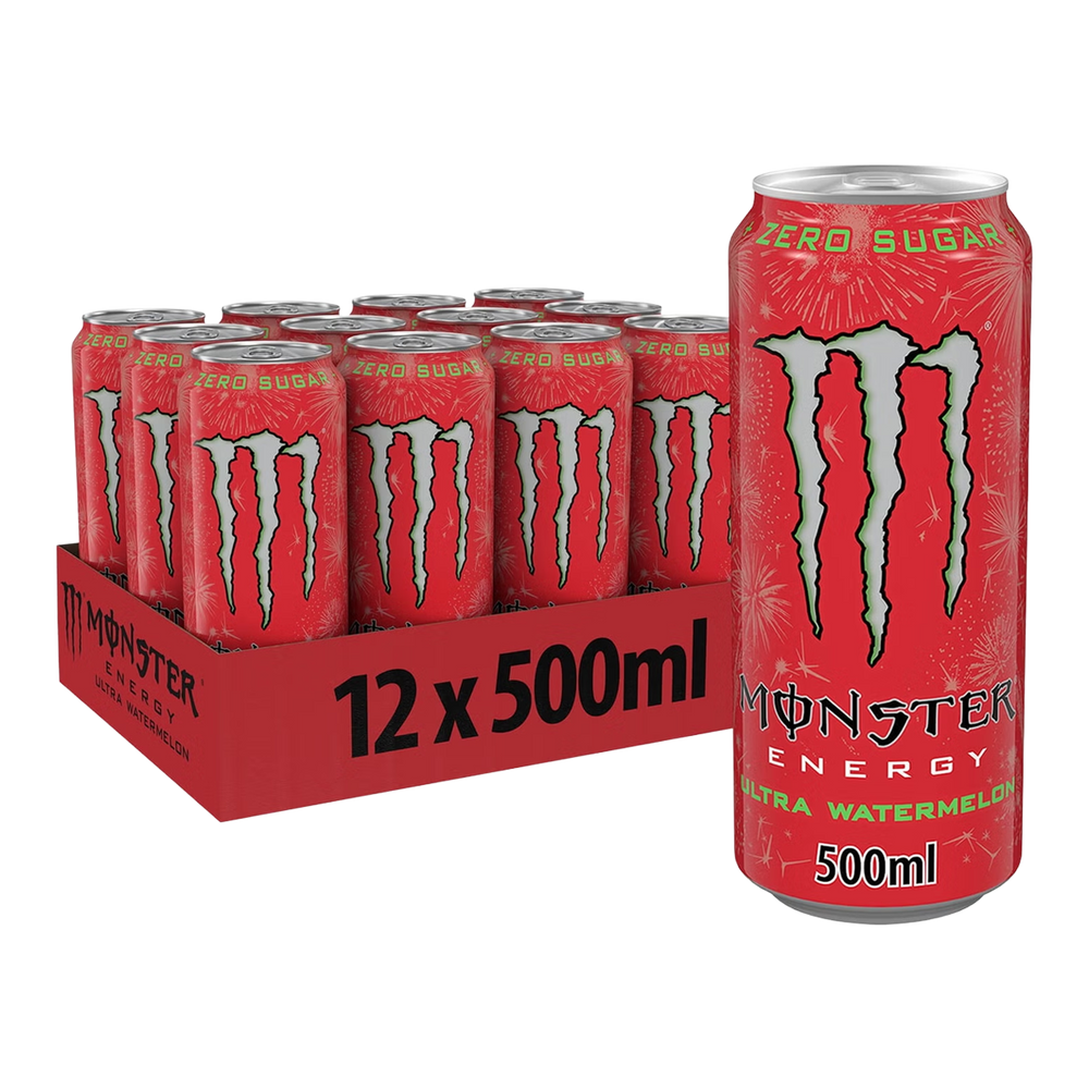 Monster Energy Ultra Zero Sugar Energy Drink 12x500ml