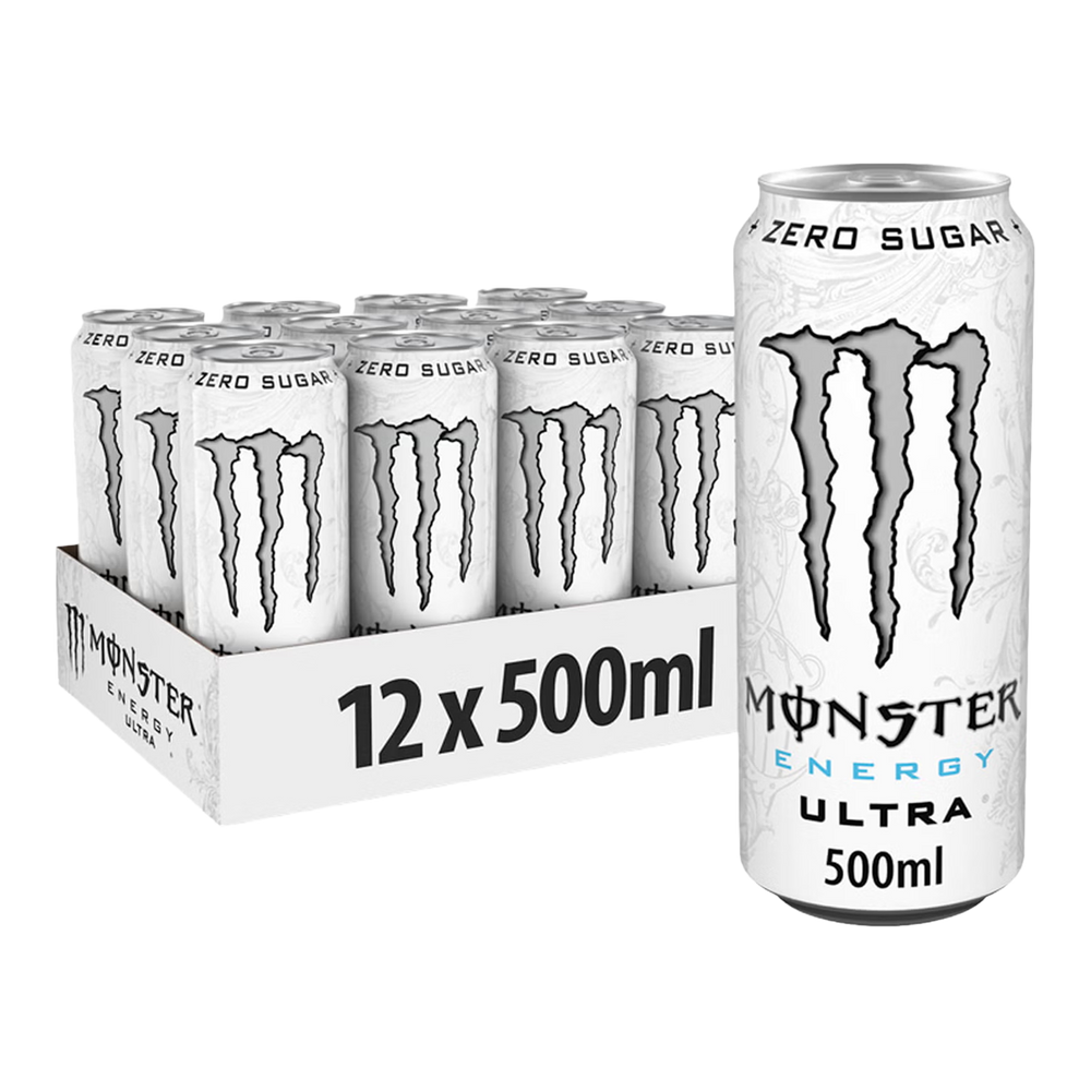 Monster Energy Ultra Zero Sugar Energy Drink 12x500ml