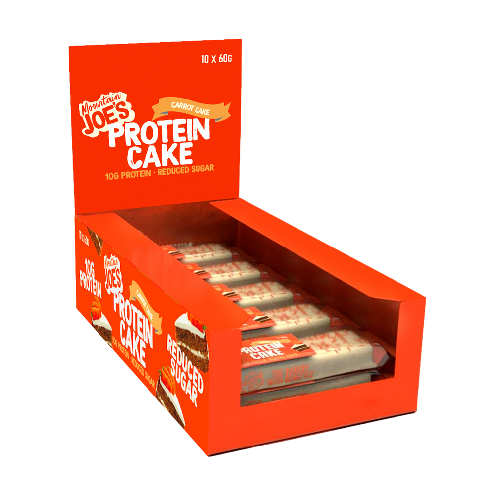 Mountain Joes Protein Cake Bar 10x60g
