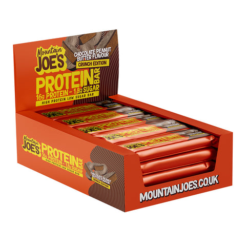 Mountain Joes Protein Bar Crunch Edition 12x50g