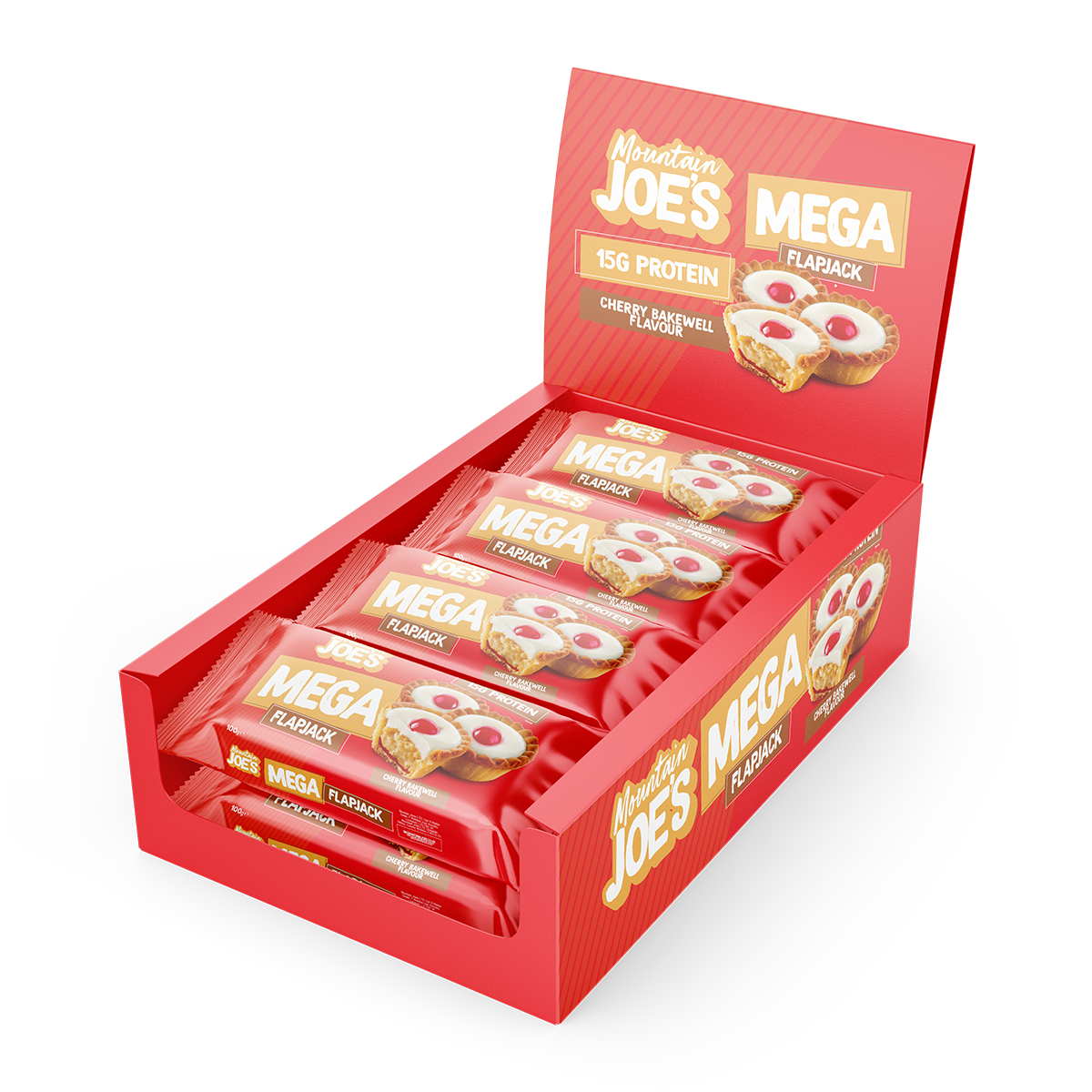 Mountain Joes MEGA Flapjacks 12x100g (Choc Chip)