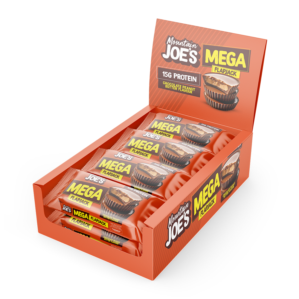 Mountain Joes MEGA Flapjacks 12x100g (Choc Chip)