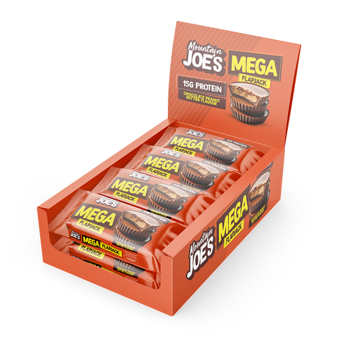 Mountain Joes MEGA Flapjacks 12x100g (Choc Chip)