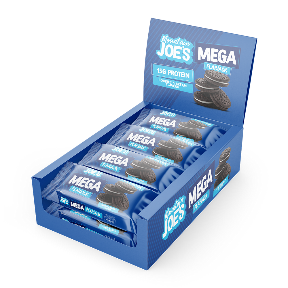 Mountain Joes MEGA Flapjacks 12x100g (Choc Chip)