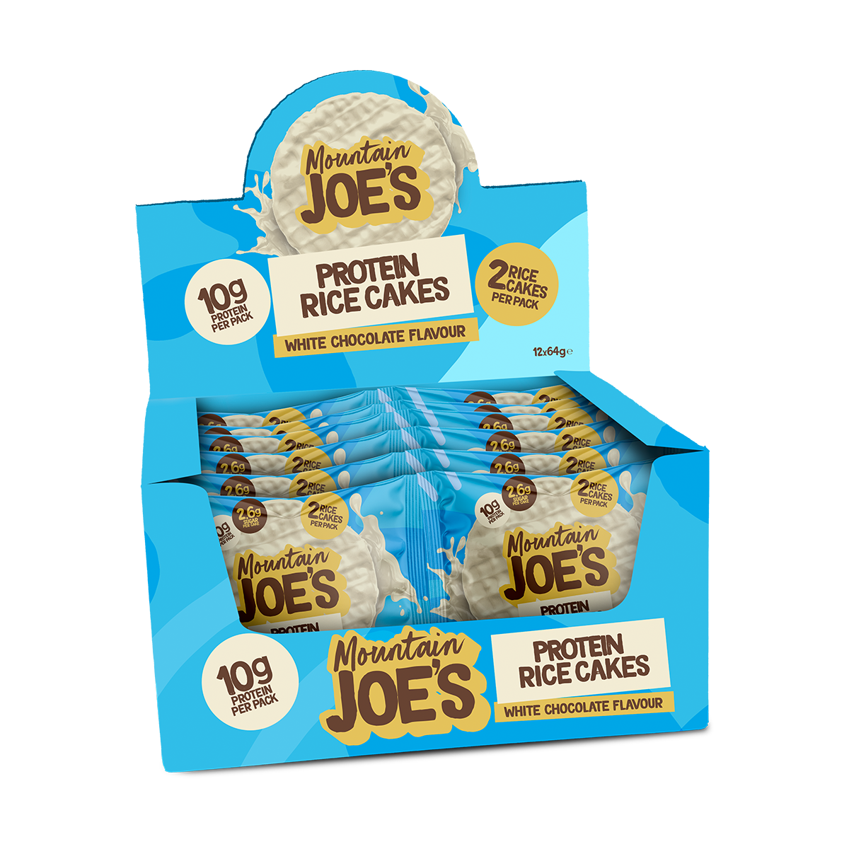 Mountain Joes Protein Rice Cake 12x2x32g