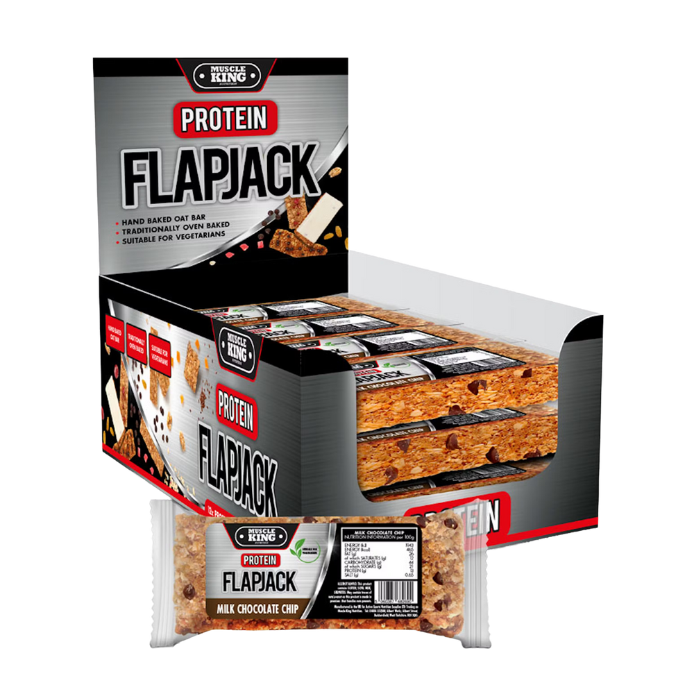 Muscle King Protein Flapjacks 12x100g