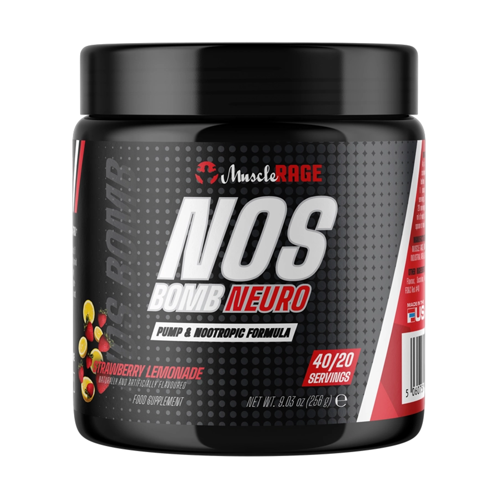MuscleRage NOS Bomb Neuro Pump 40/20 Serv