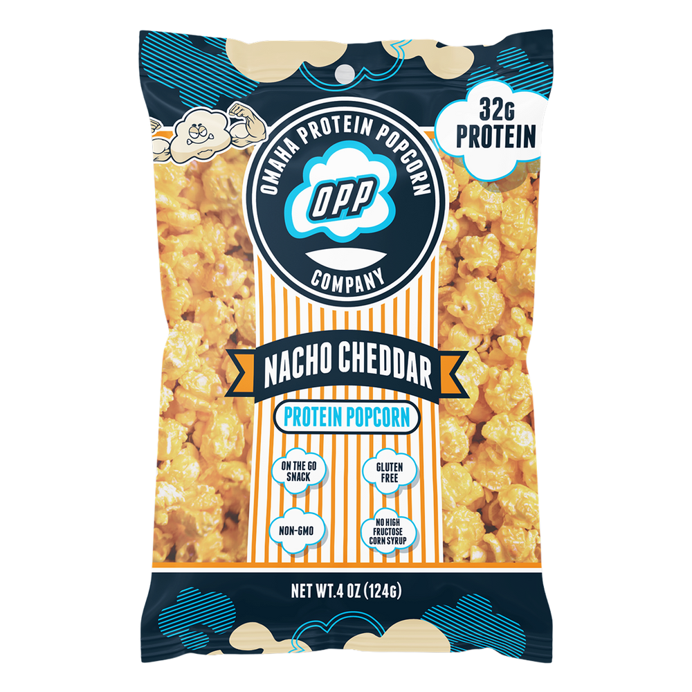 Omaha Protein Popcorn 124g Single Bag