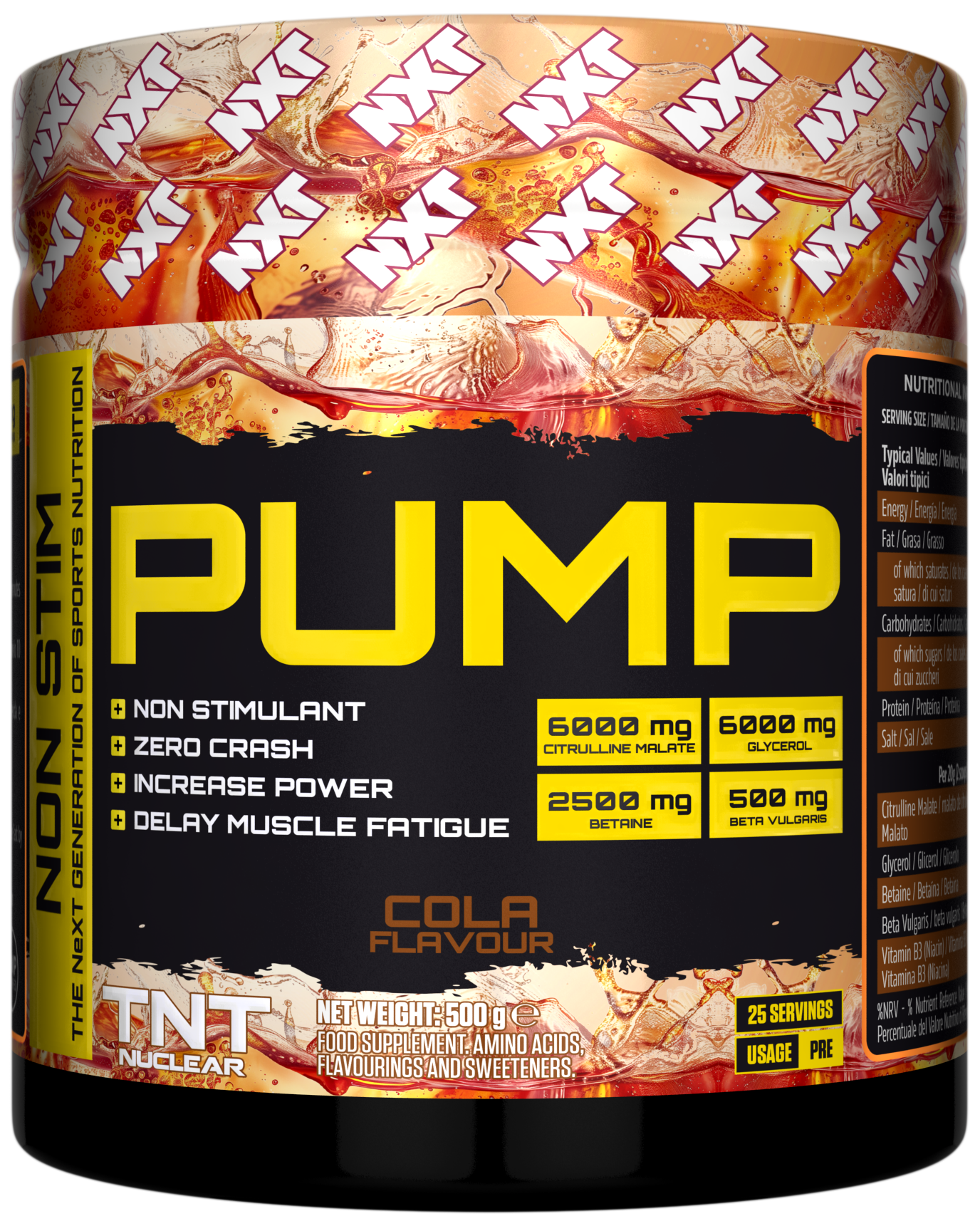 NXT Nutrition TNT Nuclear Pump 500g