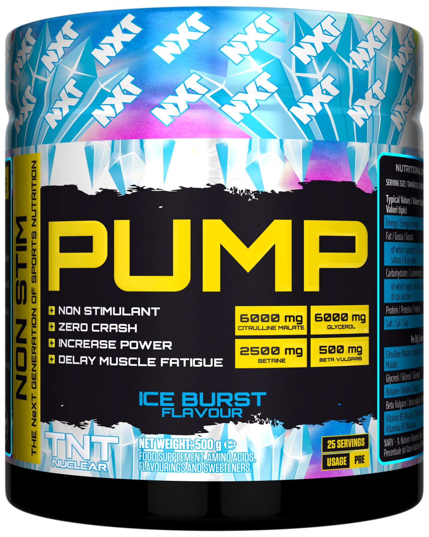 NXT Nutrition TNT Nuclear Pump 500g