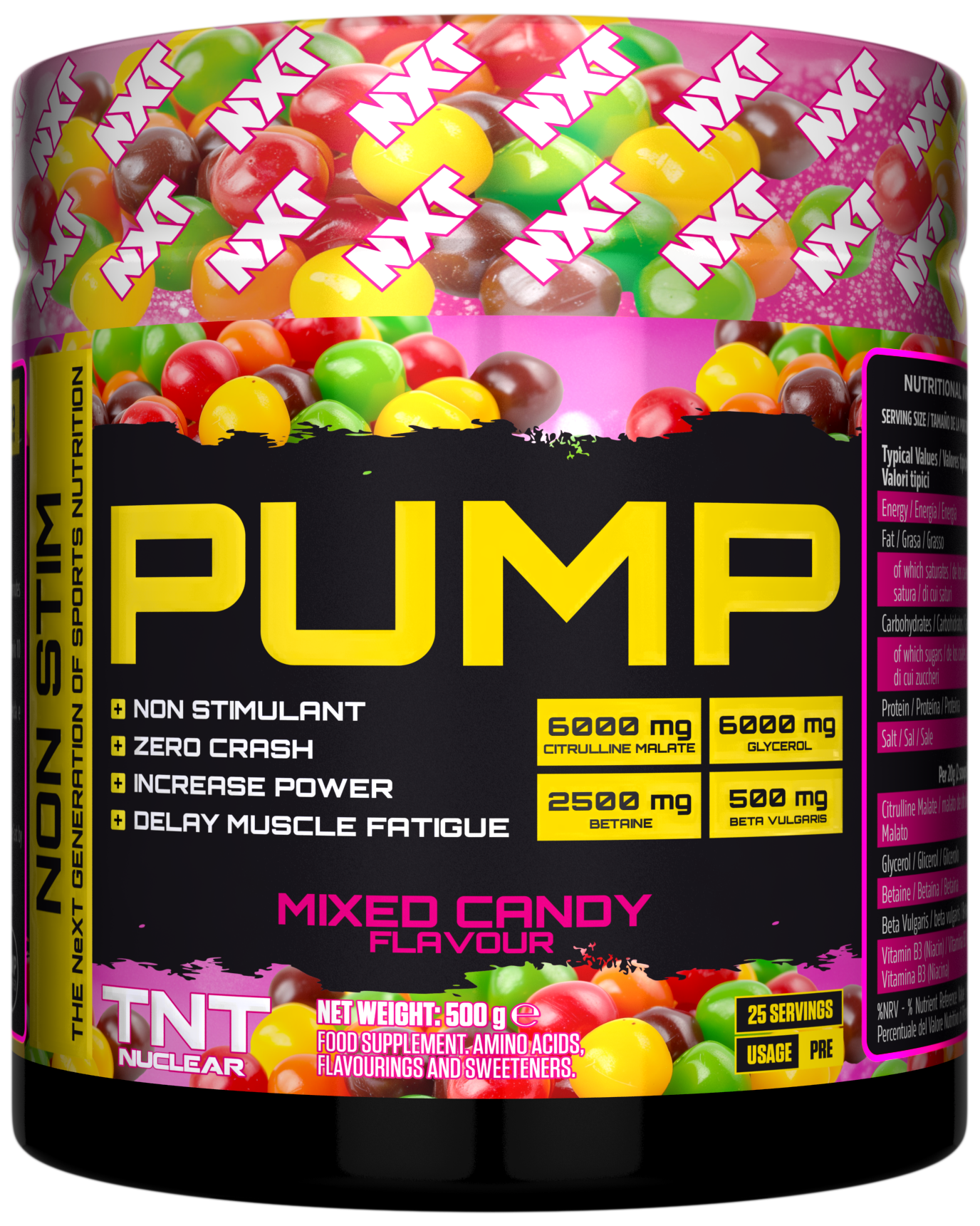 NXT Nutrition TNT Nuclear Pump 500g