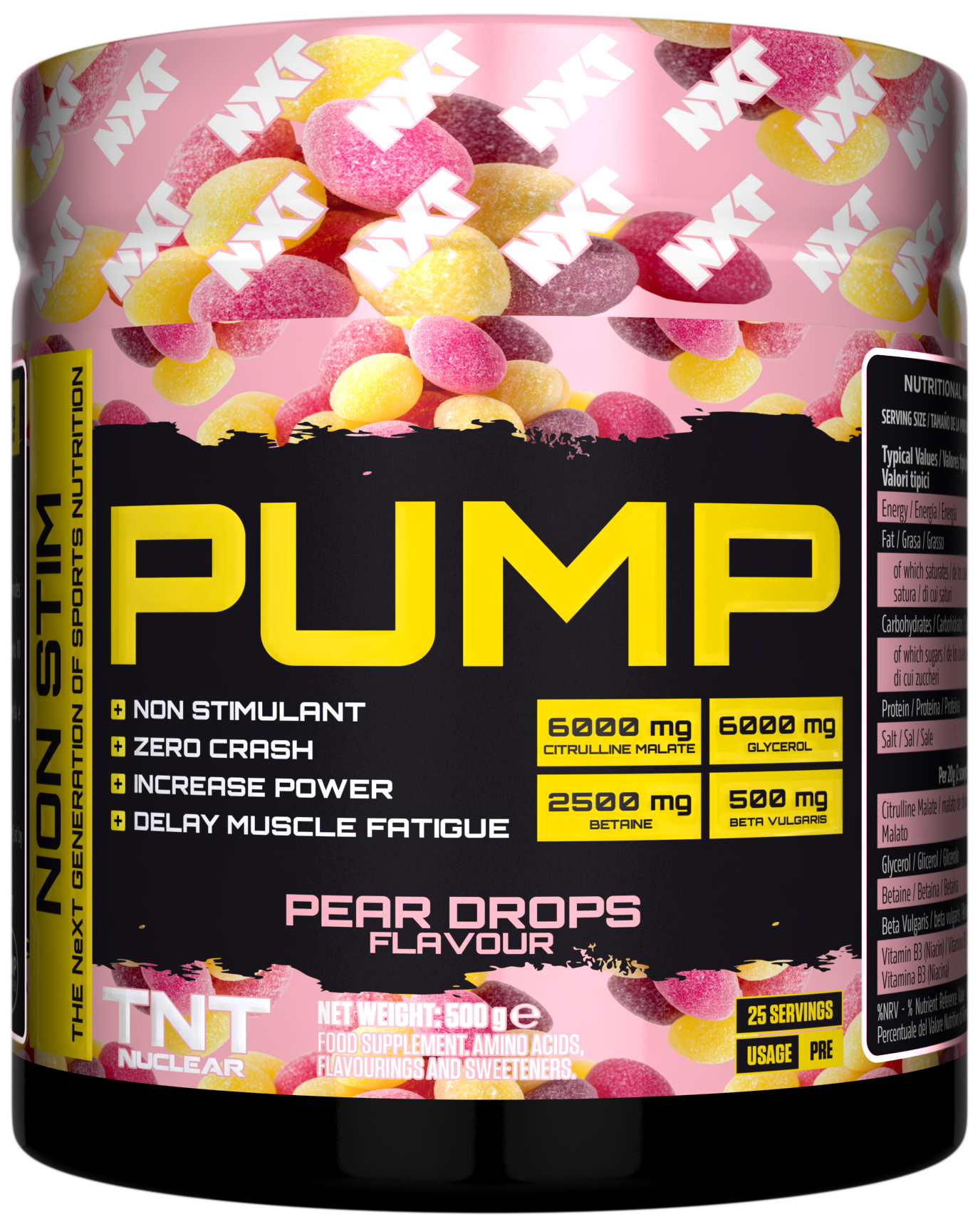 NXT Nutrition TNT Nuclear Pump 500g