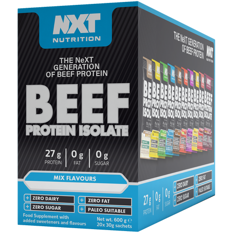 NXT Nutrition Beef Protein Isolate 20 sachets