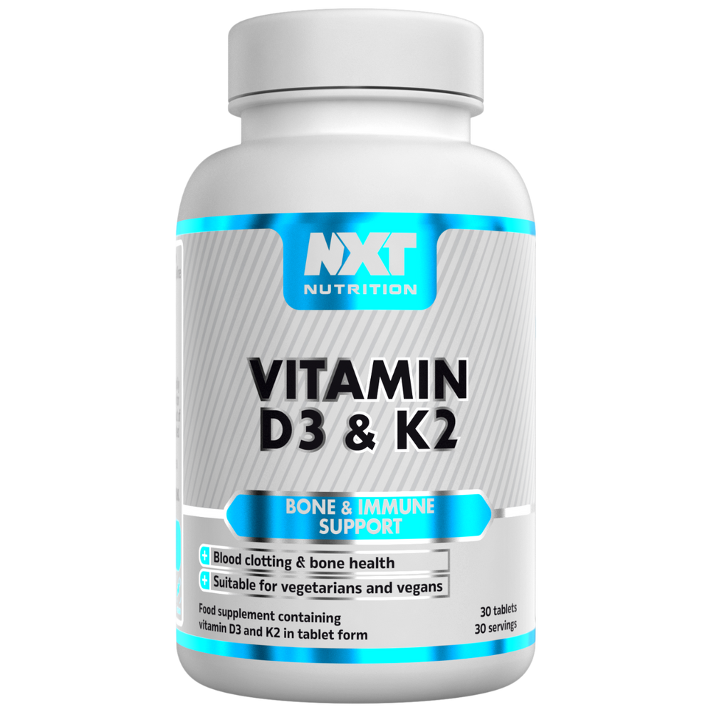 NXT Nutrition Vitamin D3 & K2 30 Tablets