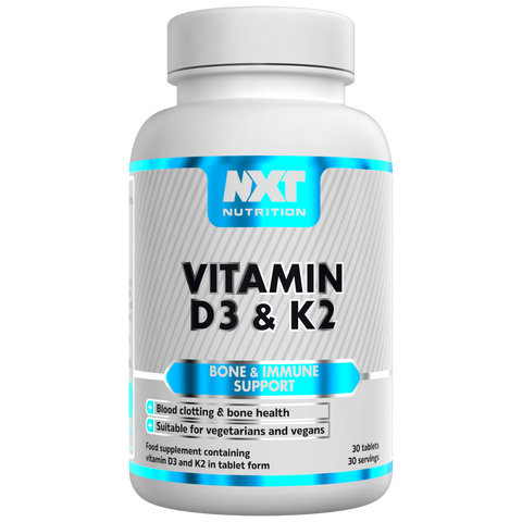 NXT Nutrition Vitamin D3 & K2 30 Tablets