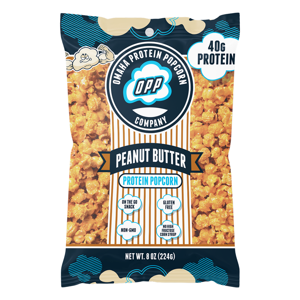 Omaha Protein Popcorn 124g Single Bag