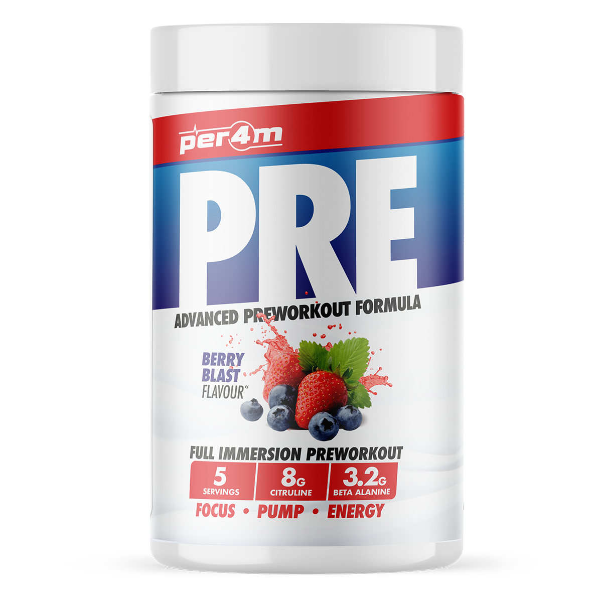 Per4m Pre Workout Stim 5 Serve