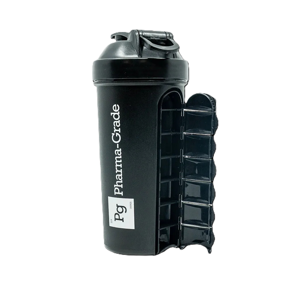 Pharma Grade Shaker/Pill Box 700ml (Black)