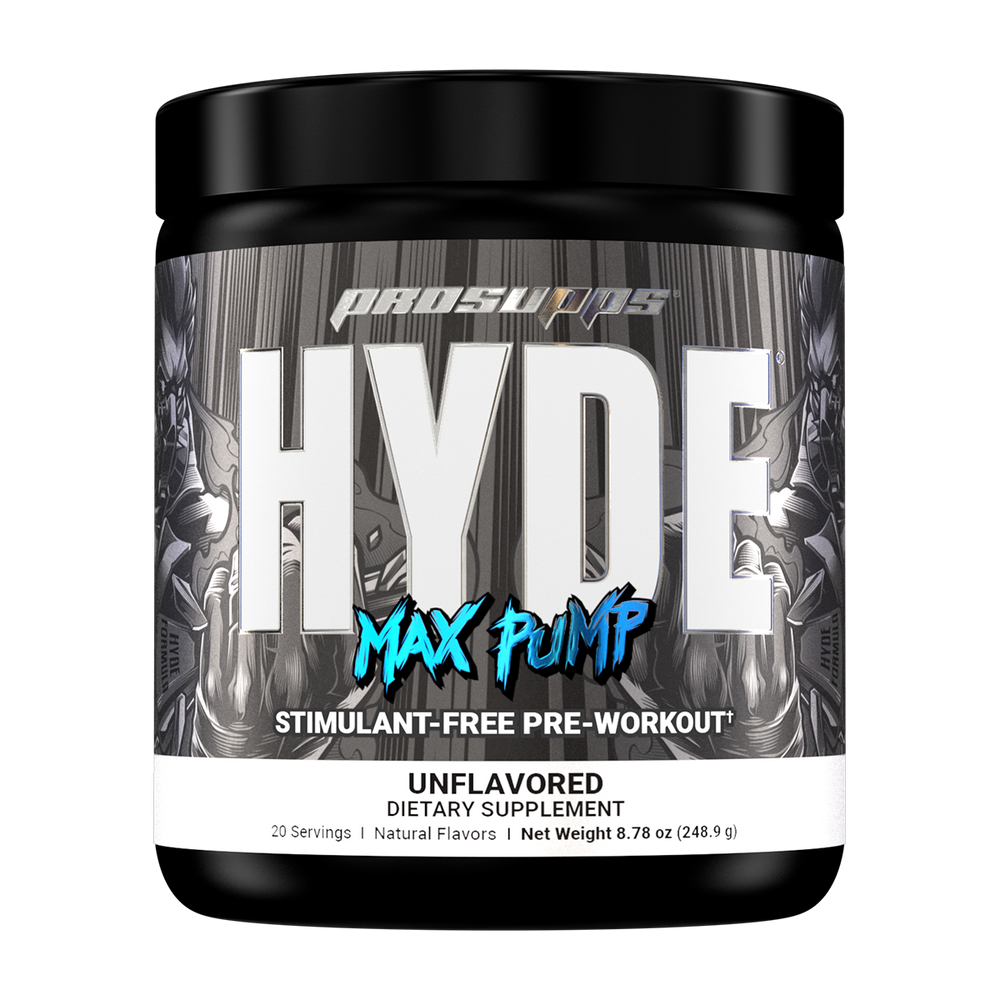 ProSupps Hyde Max Pump - Stim Free Pre-Workout 20 Serv (Unflavoured)