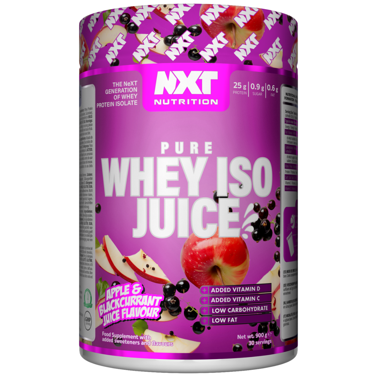 NXT Nutrition Pure Whey ISO Juice 900g
