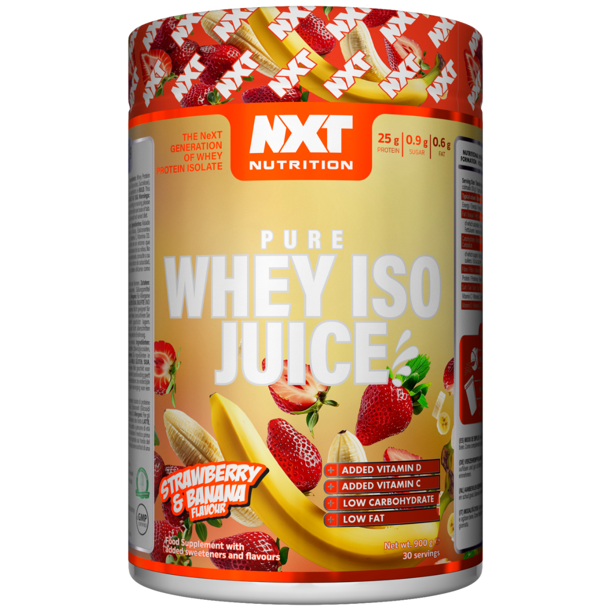 NXT Nutrition Pure Whey ISO Juice 900g