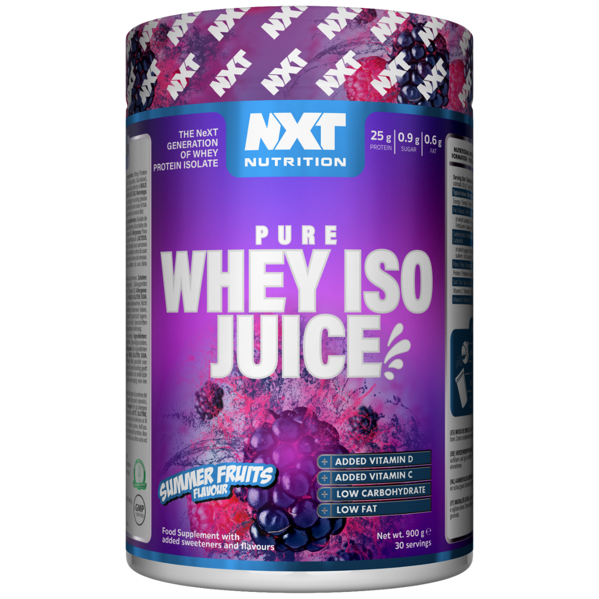NXT Nutrition Pure Whey ISO Juice 900g