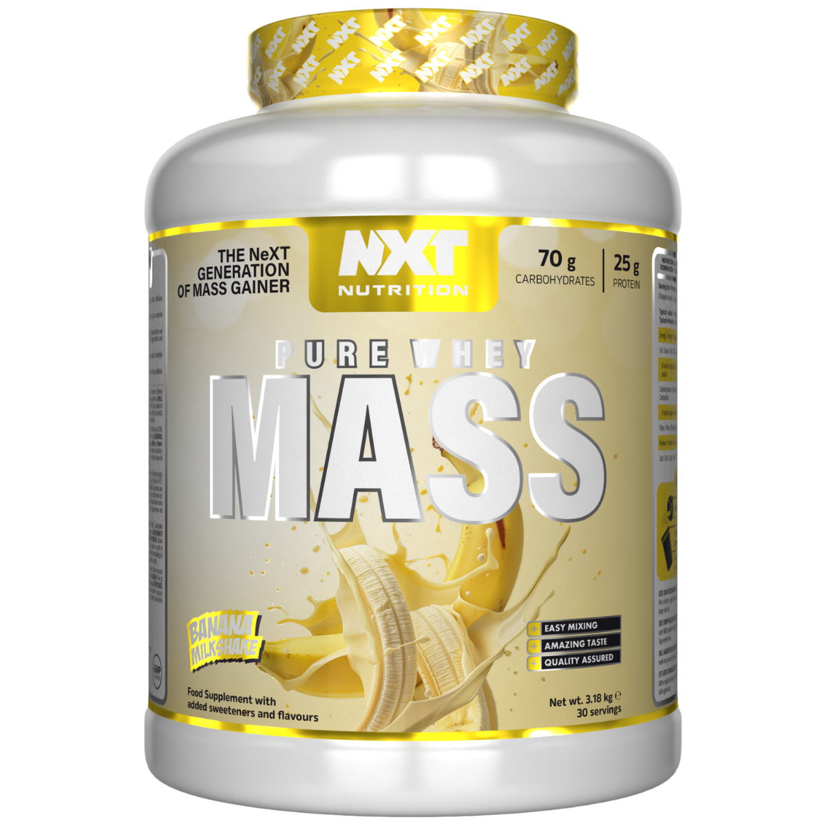 NXT Nutrition Pure Whey Mass 3.18Kg