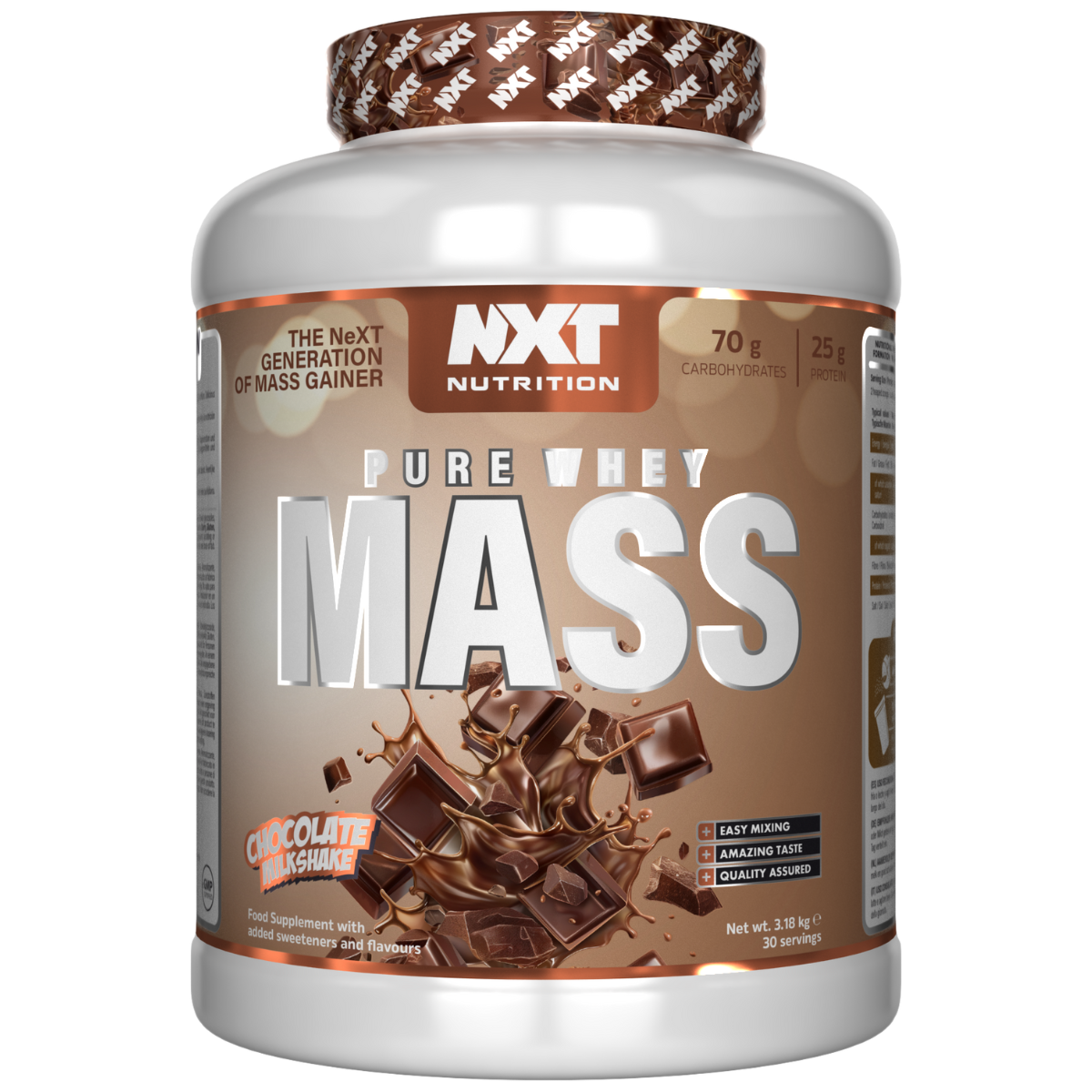 NXT Nutrition Pure Whey Mass 3.18Kg