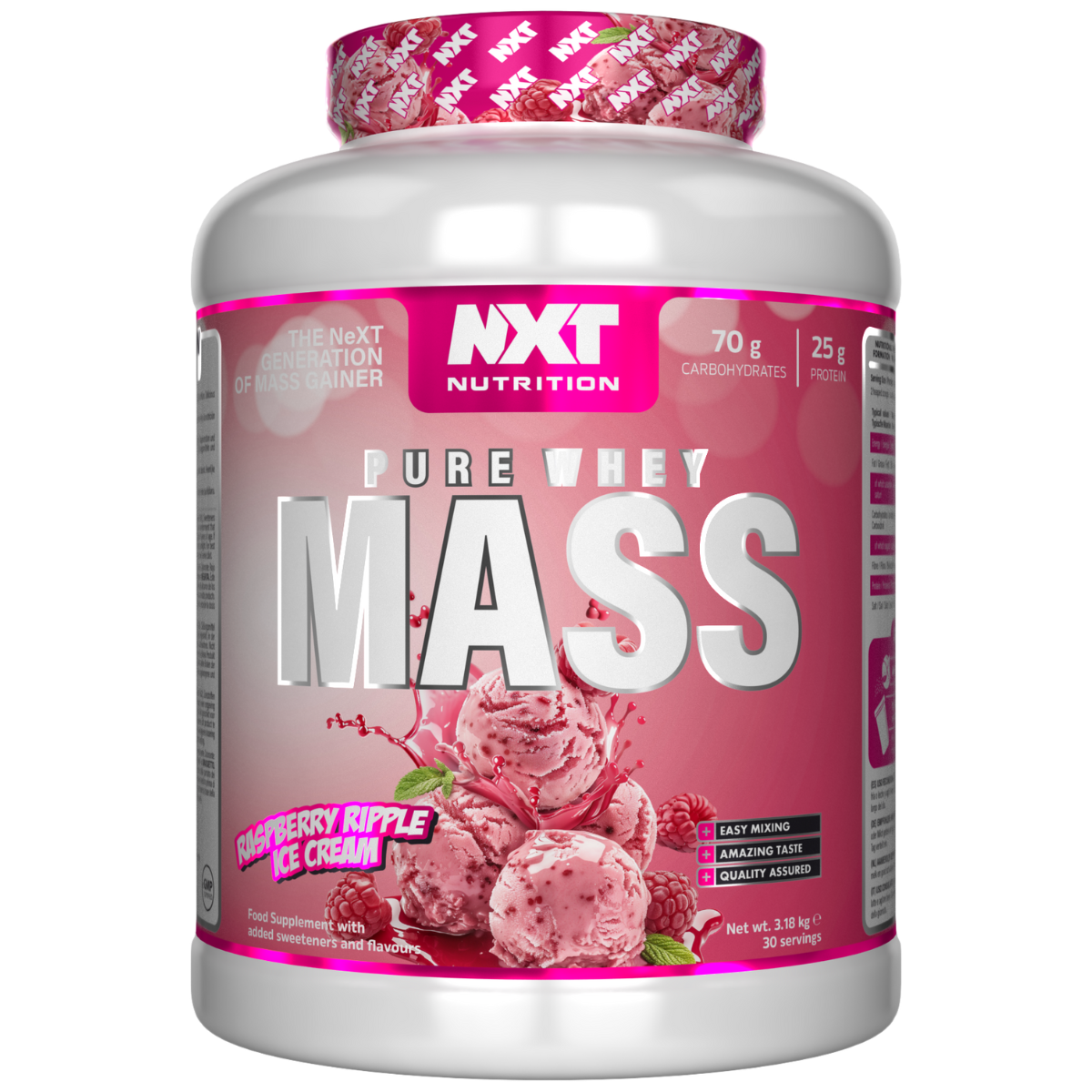 NXT Nutrition Pure Whey Mass 3.18Kg