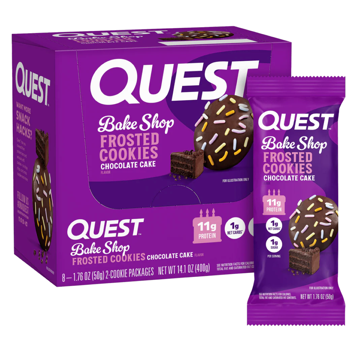 Quest Frosted Cookie 8x25g