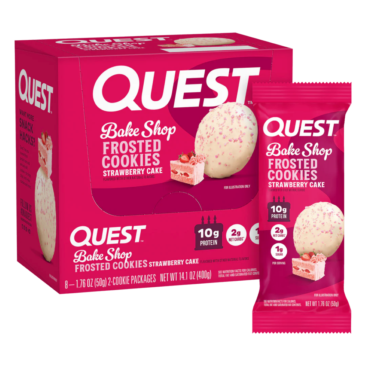Quest Frosted Cookie 8x25g