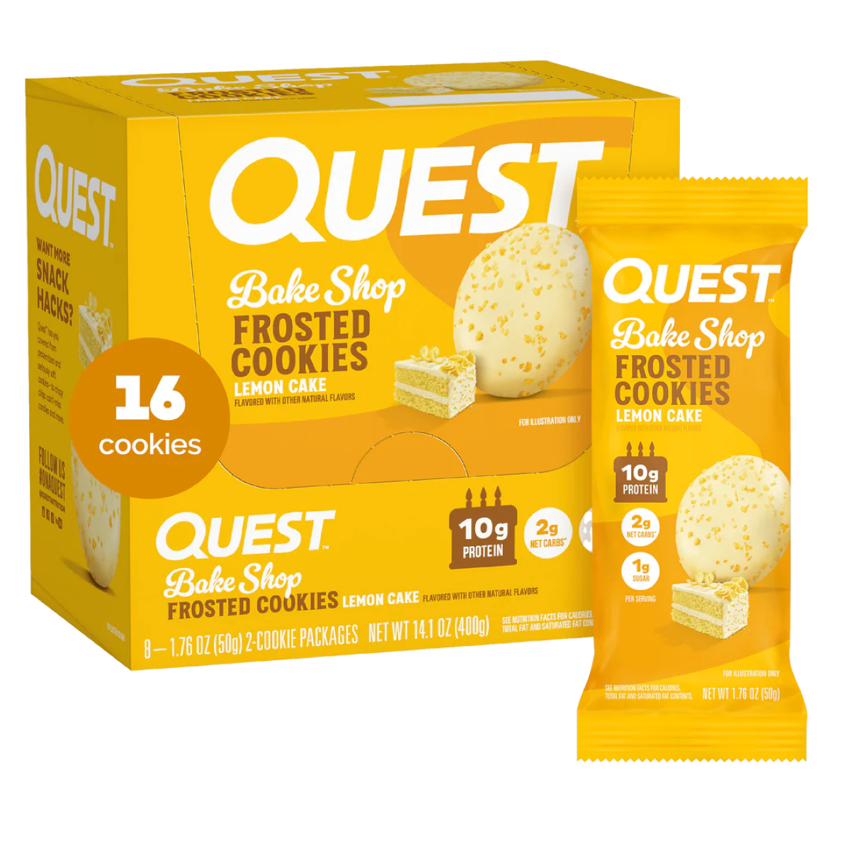Quest Frosted Cookie 8x25g