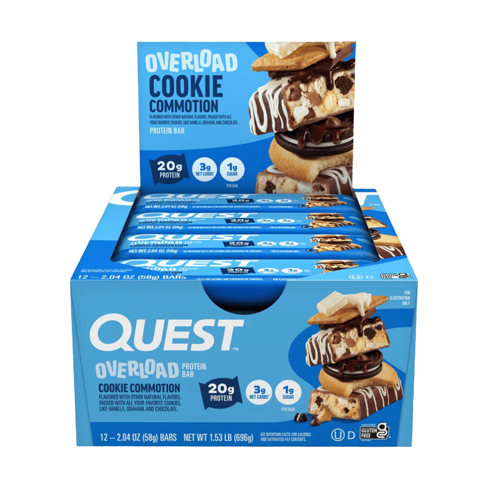 Quest Overload Protein Bars 12x58g