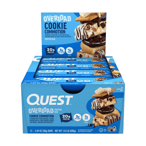 Quest Overload Protein Bars 12x58g