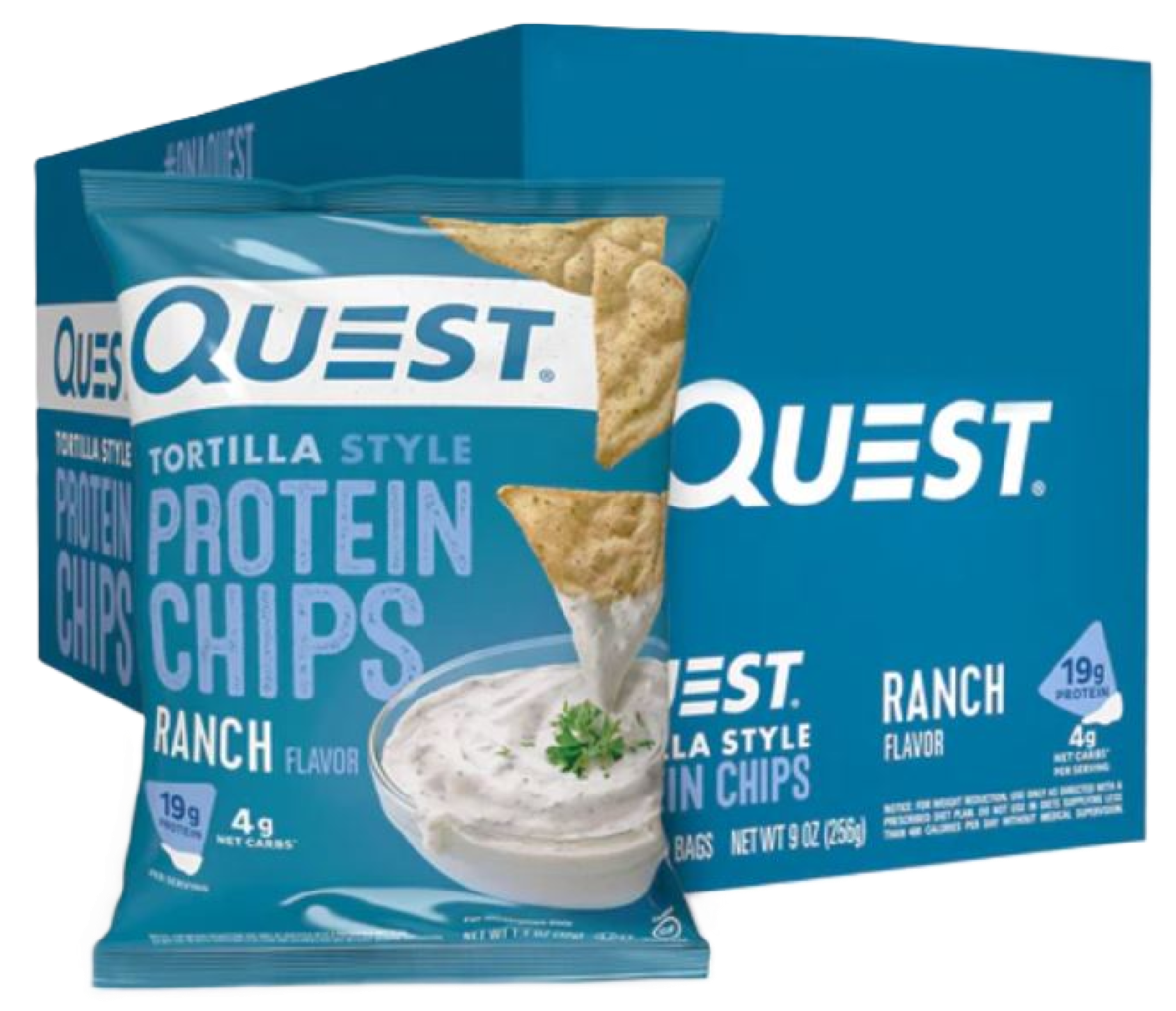 Quest Tortilla Protein Chips 8x32g