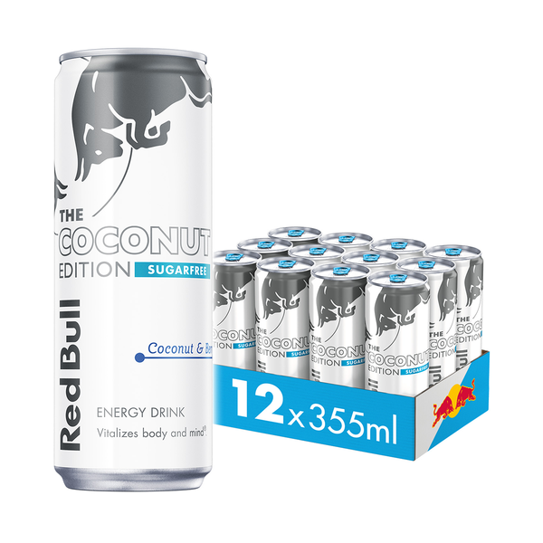 Red Bull Coconut Edition Sugar Free 12x355ml (Coconut Berry)