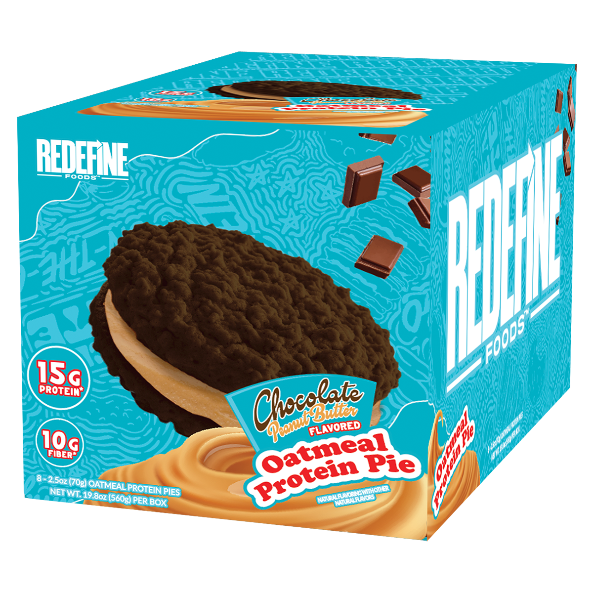 Redefine Foods Oatmeal Protein Pies (Pack of 8)